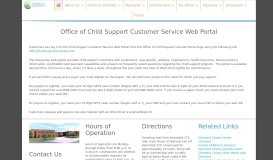 
							         Office of Child Support Customer Service Web Portal | Clermont ...								  
							    