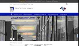 
							         Office of Clinical Research - UMass Medical School								  
							    
