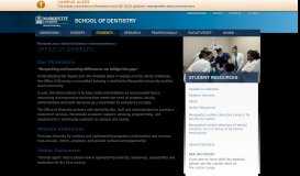 
							         Office of Diversity and Inclusion // School of Dentistry // Marquette ...								  
							    