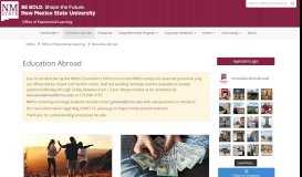 
							         Office of Education Abroad | New Mexico State University								  
							    