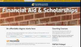 
							         Office of Financial Aid and Scholarships | UT Chattanooga - UTC.edu								  
							    