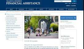 
							         Office of Financial Assistance | Villanova University								  
							    