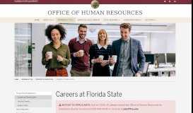 
							         Office of Human Resources - Florida State University								  
							    