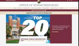 
							         Office of Human Resources								  
							    