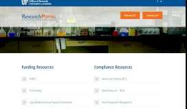 
							         Office of Research Portal - UF Office of Research - University of Florida								  
							    