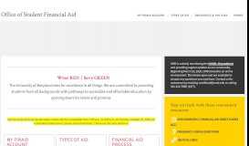 
							         Office of Student Financial Aid - University of Maryland								  
							    