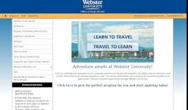 
							         Office of Study Abroad - Webster University - Terra Dotta								  
							    