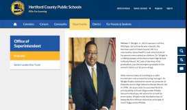 
							         Office of Superintendent / Biography - Hertford County Public Schools								  
							    