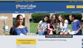 
							         Office of Technology Request Technical Support - Rowan College								  
							    