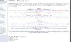 
							         Office of the Chief Financial Officer - Office of Contracts - Google Sites								  
							    