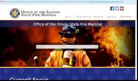 
							         Office of the Illinois State Fire Marshal - Illinois.gov								  
							    