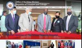 
							         Office of The Prime Minister - Republic of Trinidad and Tobago								  
							    