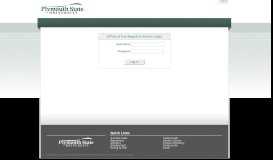 
							         Office of the Registrar Forms Login - Plymouth State University								  
							    