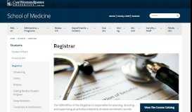 
							         Office of the Registrar | Unlisted Electives - CWRU School of Medicine								  
							    