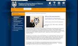 
							         Office of the Superintendent / A Message From the Superintendent								  
							    