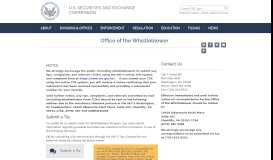 
							         Office of the Whistleblower - SEC.gov								  
							    