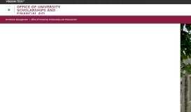
							         Office of University Scholarships and Financial Aid - Virginia Tech								  
							    
