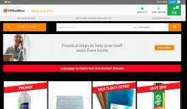 
							         Office Products, Stationery & Supplies Online | OfficeMax NZ								  
							    