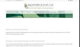 
							         Office Tools Portal | Bayerkohler & Graff, Ltd | Certified Public ...								  
							    