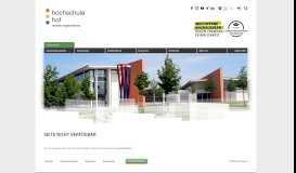 
							         Office365 Portal - Hochschule Hof								  
							    