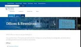 
							         Offices and Resources - Becker College								  
							    