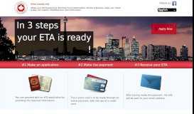 
							         Official Canada ETA e visa canada application								  
							    