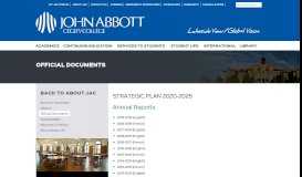 
							         Official Documents - John Abbott College								  
							    
