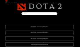 
							         Official DOTA 2 Battle Pass Rewards Site - Zendesk								  
							    