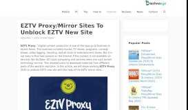 
							         *Official* EZTV Proxy/Mirror Sites To Unblock EZTV [Update April 2019] -								  
							    
