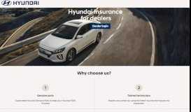 
							         Official Hyundai Insurance For Dealers								  
							    