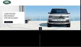 
							         Official Land Rover Insurance For Retailers								  
							    