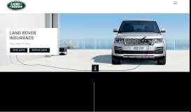
							         Official Land Rover Insurance								  
							    