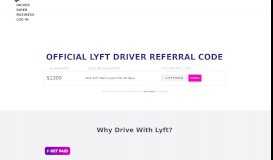 
							         Official Lyft Driver Bonus | Get the Latest Promo/Referral ...								  
							    