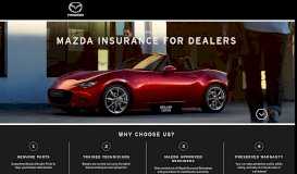 
							         Official Mazda Insurance For Dealers								  
							    