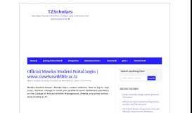 
							         Official Mweka Student Portal Login | www.mwekawildlife.ac.tz ...								  
							    