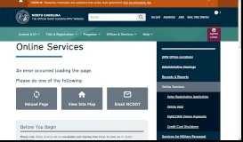 
							         Official NCDMV: Online Services - ncdot								  
							    