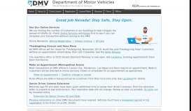 
							         Official Nevada Department of Motor Vehicles Website - dmvnv.com								  
							    