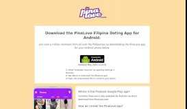 
							         Official PinaLove Android App Download								  
							    