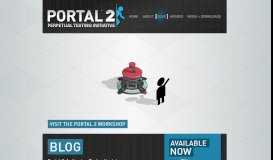 
							         Official Portal 2 Website - Blog								  
							    