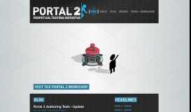 
							         Official Portal 2 Website								  
							    