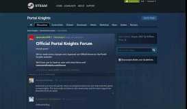 
							         Official Portal Knights Forum :: Portal Knights General Discussions								  
							    
