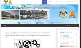 
							         Official Portal of STRIDE - Portal Rasmi Institut Penyelidikan Sains ...								  
							    