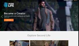 
							         Official Site | Second Life - Virtual Worlds, Virtual Reality, VR, Avatars ...								  
							    