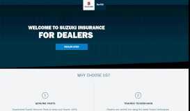 
							         Official Suzuki Insurance For Dealers								  
							    