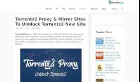 
							         *Official* Torrentz2 Proxy/Mirror Sites 100% Working [Update May 2019]								  
							    