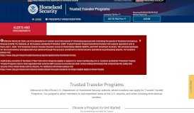 
							         Official Trusted Traveler Program Website | Department of ...								  
							    