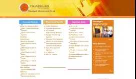 
							         Official Web Portal of Chandigarh Administration								  
							    