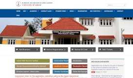 
							         Official website of school of Distance Education - university of calicut ...								  
							    