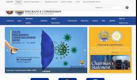 
							         Official Website of the Insurance Commission								  
							    