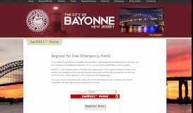 
							         Official Website :: Swift911™ Portal - City of Bayonne, NJ								  
							    